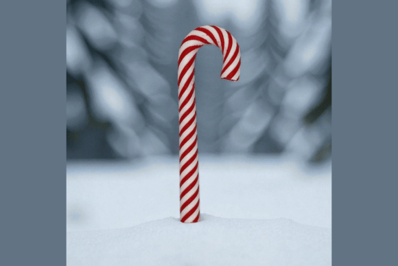 Download Multicolor Holiday Candy Cane - Candy Collection