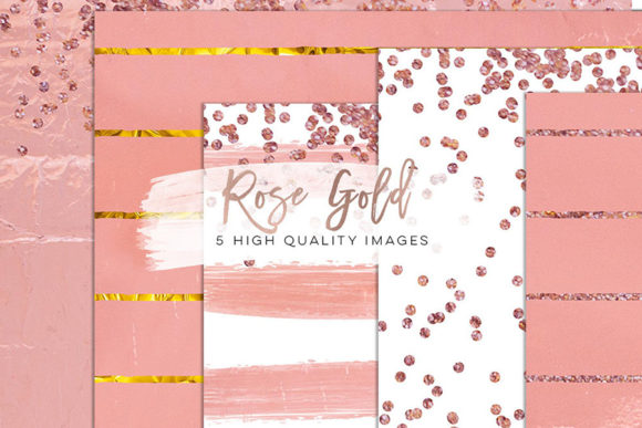 Download Rose Gold Foil Scrapbooking Clipart - Scrapbooking Collection