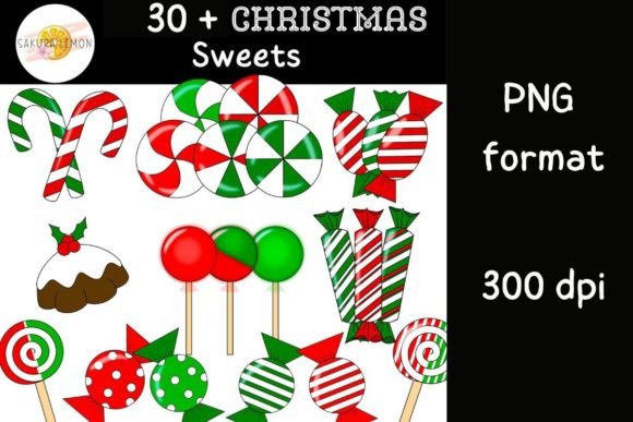 Download 34 Christmas Candy and Sweets PNGs - Candy Collection