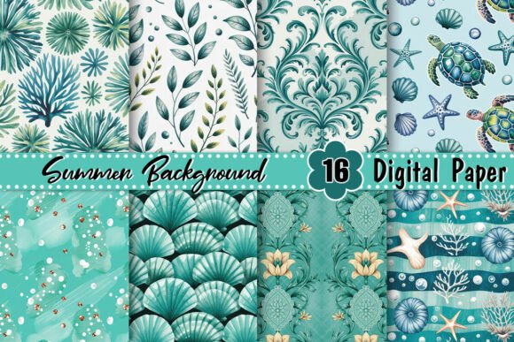 Download Turquoise Summer Background - Summer background Collection