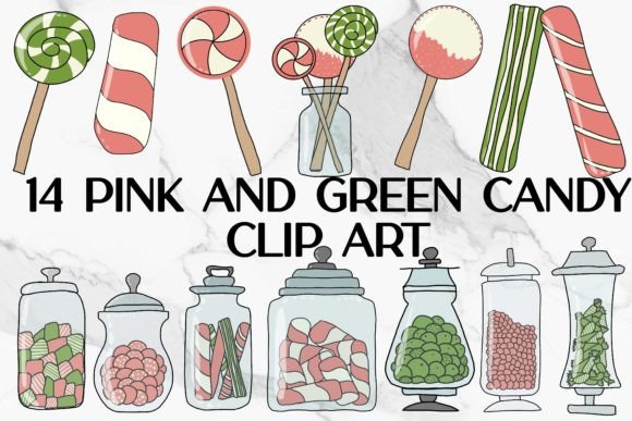 Download 14 Hand Drawn Candy Clip Art 300 Dpi - Candy Collection