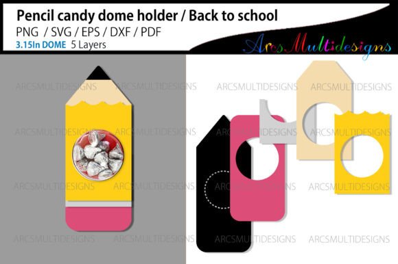 Download Pencil Candy Dome Holder - Candy Collection