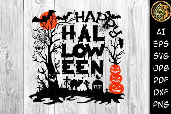 Download Happy Halloween SVG Cut Files 12x12 in - Files Collection
